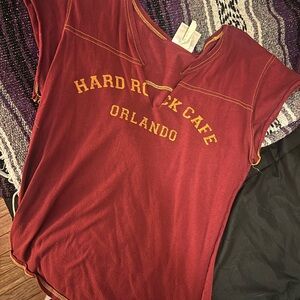 Vintage Hard Rock Cafe Orlando Red T-Shirt